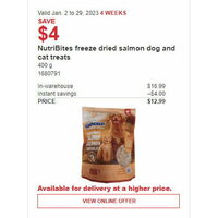 Nutri Bites Freeze Dried Salmon Dog and Cat Treats