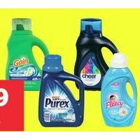 Gain, Purex or Cheer Laundry Detergent, Gain Flings, Sheets or Fireworks, Purex Ultra Packs, Fleecy Fabric Softener or Sheets or Tide to Go