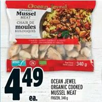 Ocean Jewel Organic Cooked Mussel Meat