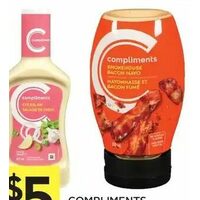 Compliments Salad Dressing or Flavoured Spreads