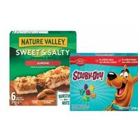 Nature Valley Sweet & Salty Granola Bars Protein Bars Fibre 1 Bars or Betty Crocker Fruit Shapes