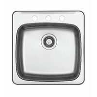 Wessan Single-Bowl Stainless Steel Topmount Kitchen Sink