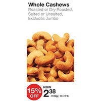 Whole Cashews