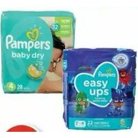 Pampers Jumbo Diapers or Training Pants