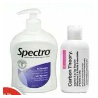 Spectro Facial Cleansers or Carbon Theory Skin Care Products