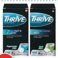 Thrive Nicotine Replacement Lozenges or Gum