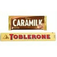 Toblerone or Cadbury Chocolate Bar
