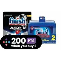 Finish Quantum Or All-In-One Max Dishwasher Tabs, Jet Dry Or Dishwasher Cleaner 