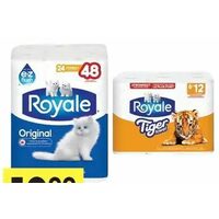 Royale Bathroom Tissue Or Tiger Towel 