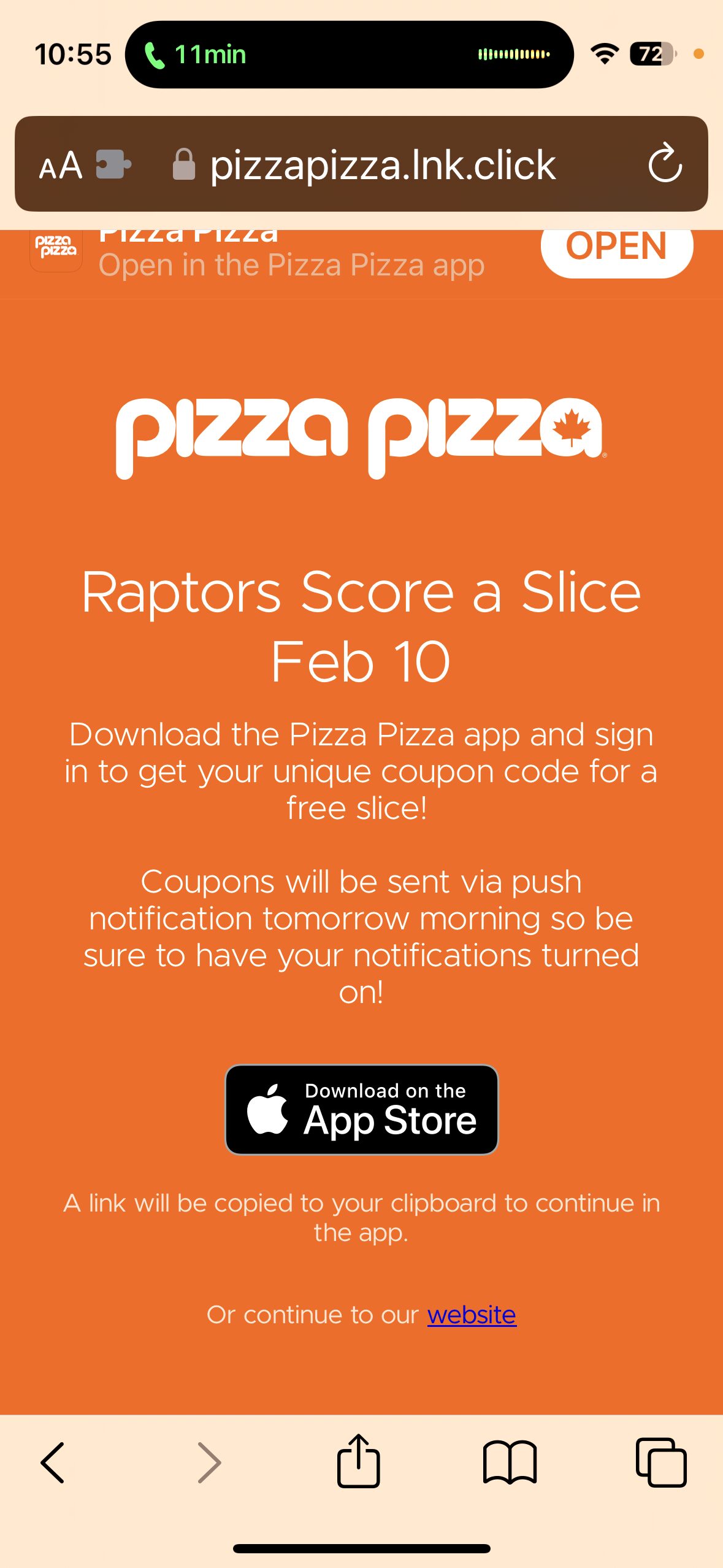 Pizza Pizza] Free slice from Raptors Game? - RedFlagDeals.com Forums