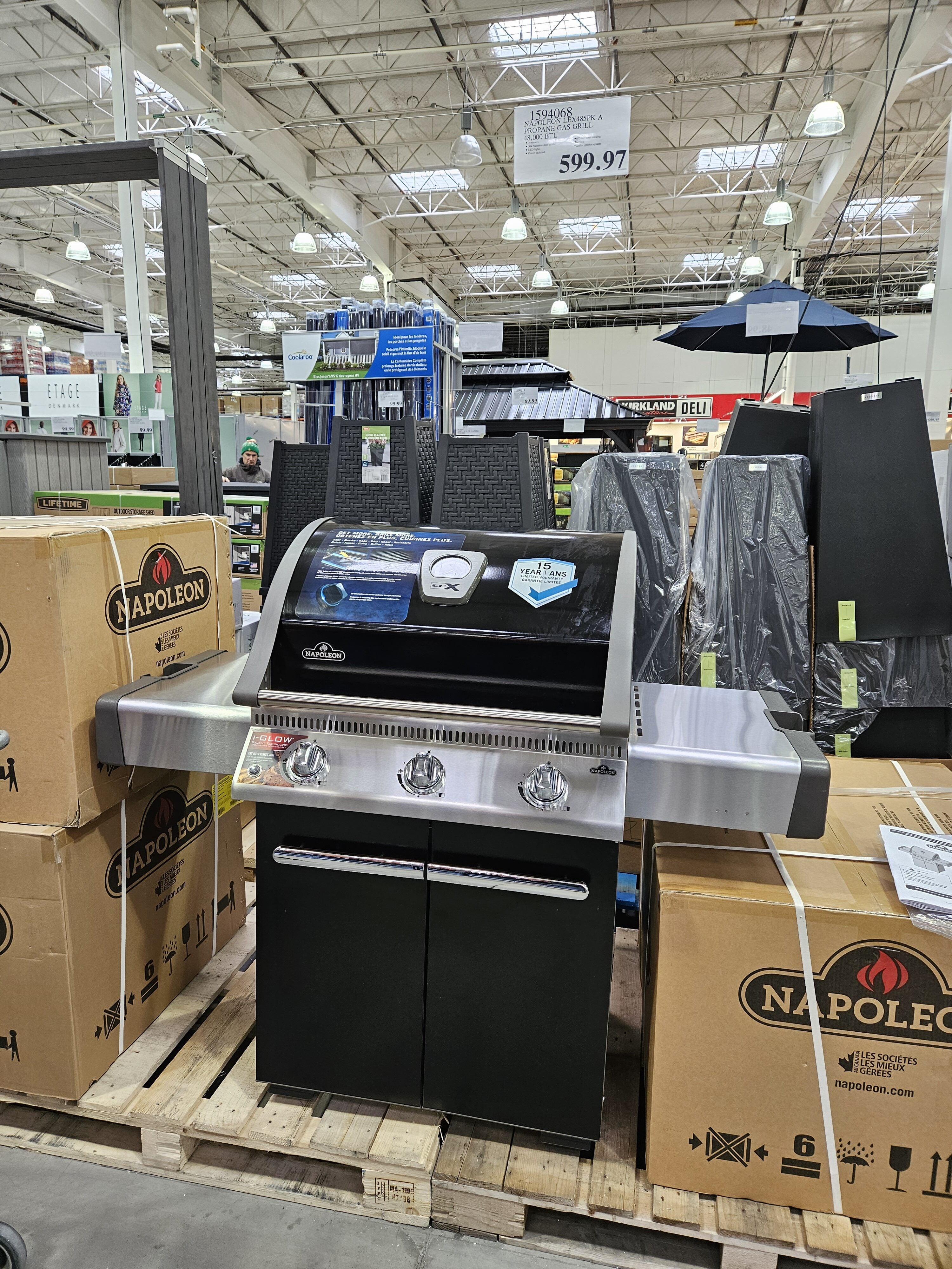 Napoleon lex 485 shop propane gas grill