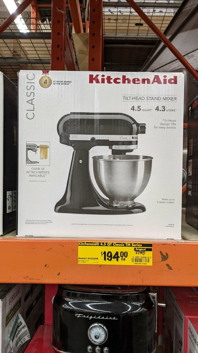 Home Depot] Kitchen Aid 4.5 QT Classic Tilt Mixer $194