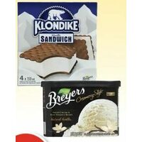 Breyer's Creamery Style, Blends Ice Cream Or Novelty Bars