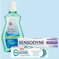 Life Brand Mouthwash or Sensodyne Toothpaste