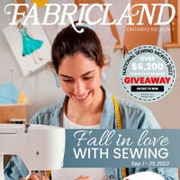 Fabricland - Fall In Love With Sewing (ON) Flyer