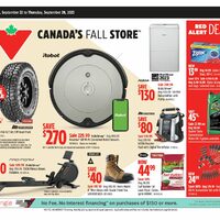 Canadian Tire - Weekly Deals - Canada's Fall Store (ON) Flyer