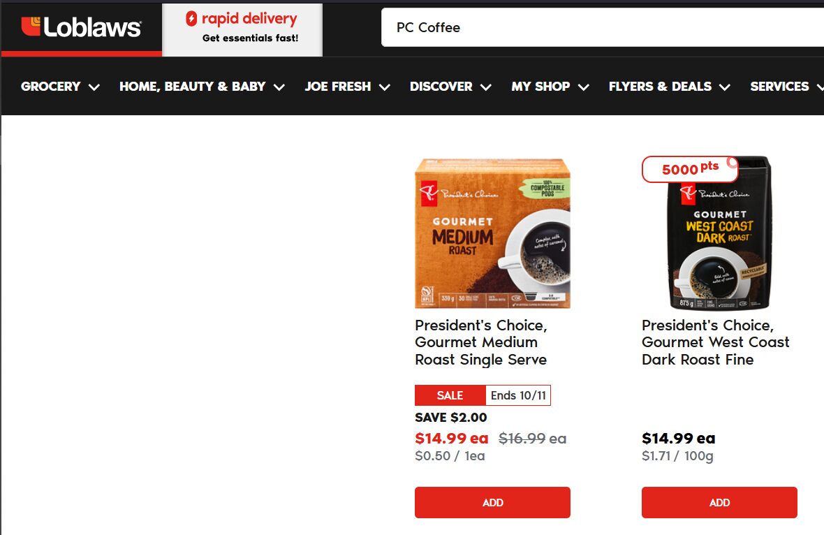 Real Canadian Superstore] BLACK+DECKER Mill & Brew Coffeemaker with  Built-In Grinder, 12 Cup for 39$ [YMMV] - RedFlagDeals.com Forums