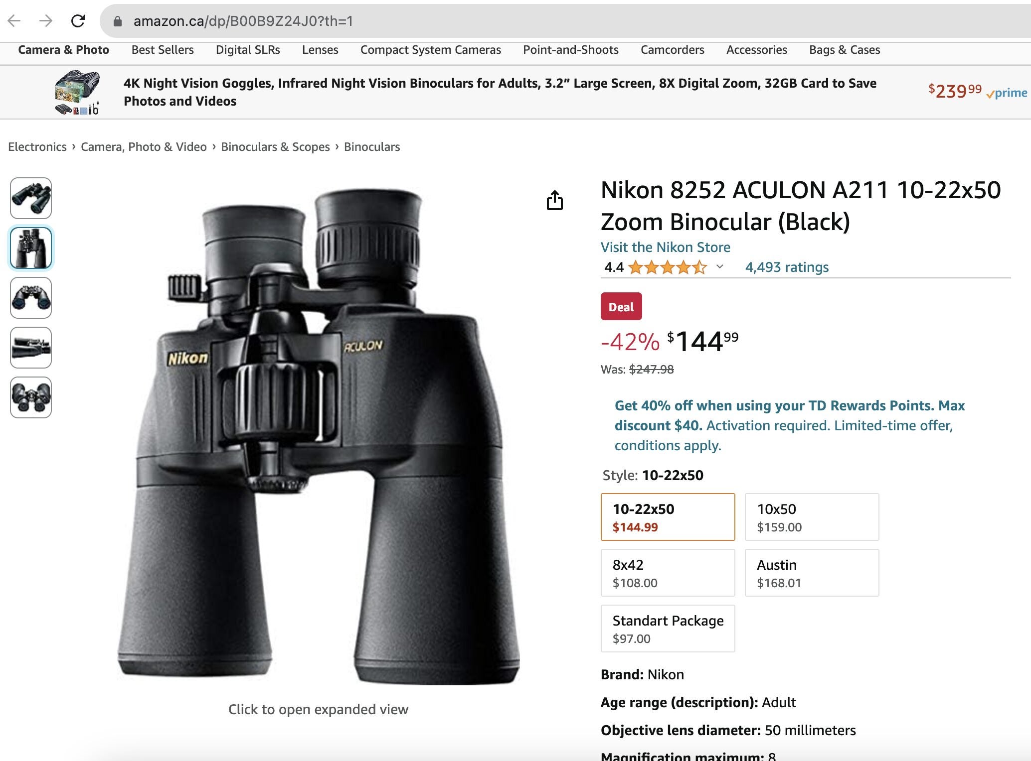 Nikon 8252 sales