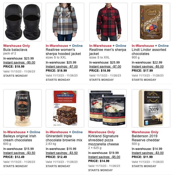 Costco Canada 2023 Flyer Preview – Nov 13-26, 2023 - Costco West Fan Blog