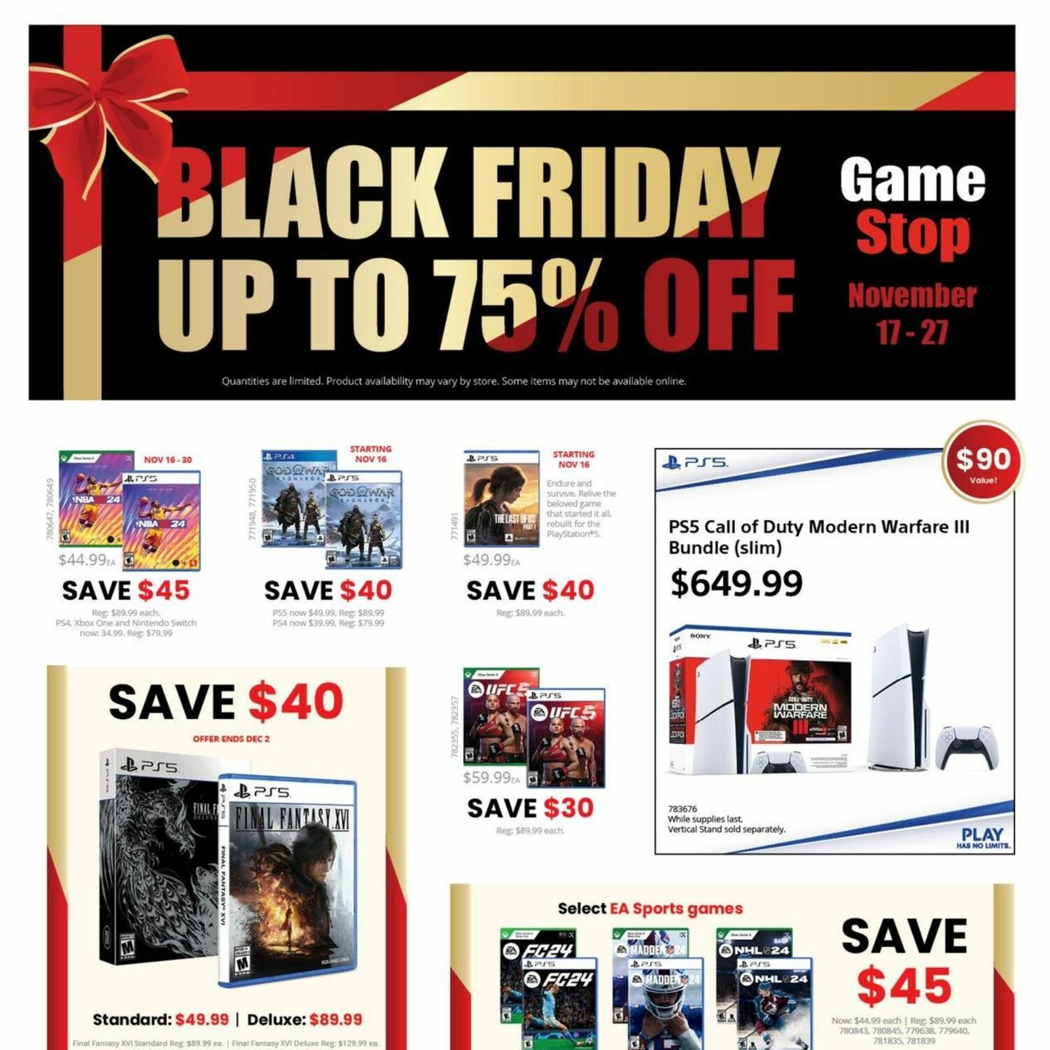 Black friday 2019 clearance canada