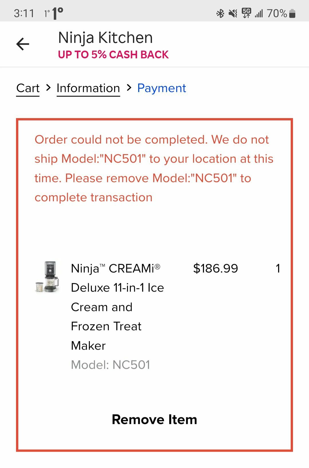 Ninja NC501 Creami Deluxe 11-in-1 Ice Cream and Frozen Treat Maker - R
