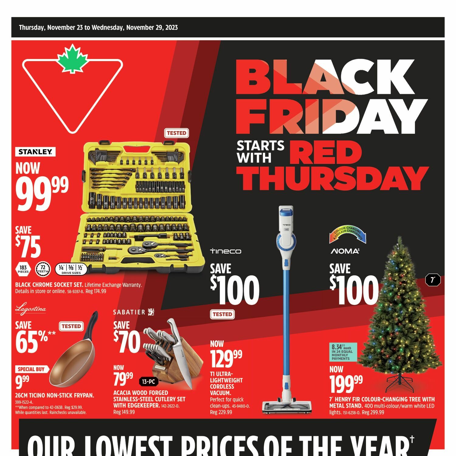 Canadian Tire Weekly Flyer - Black Friday Starts With Red Thursday ...