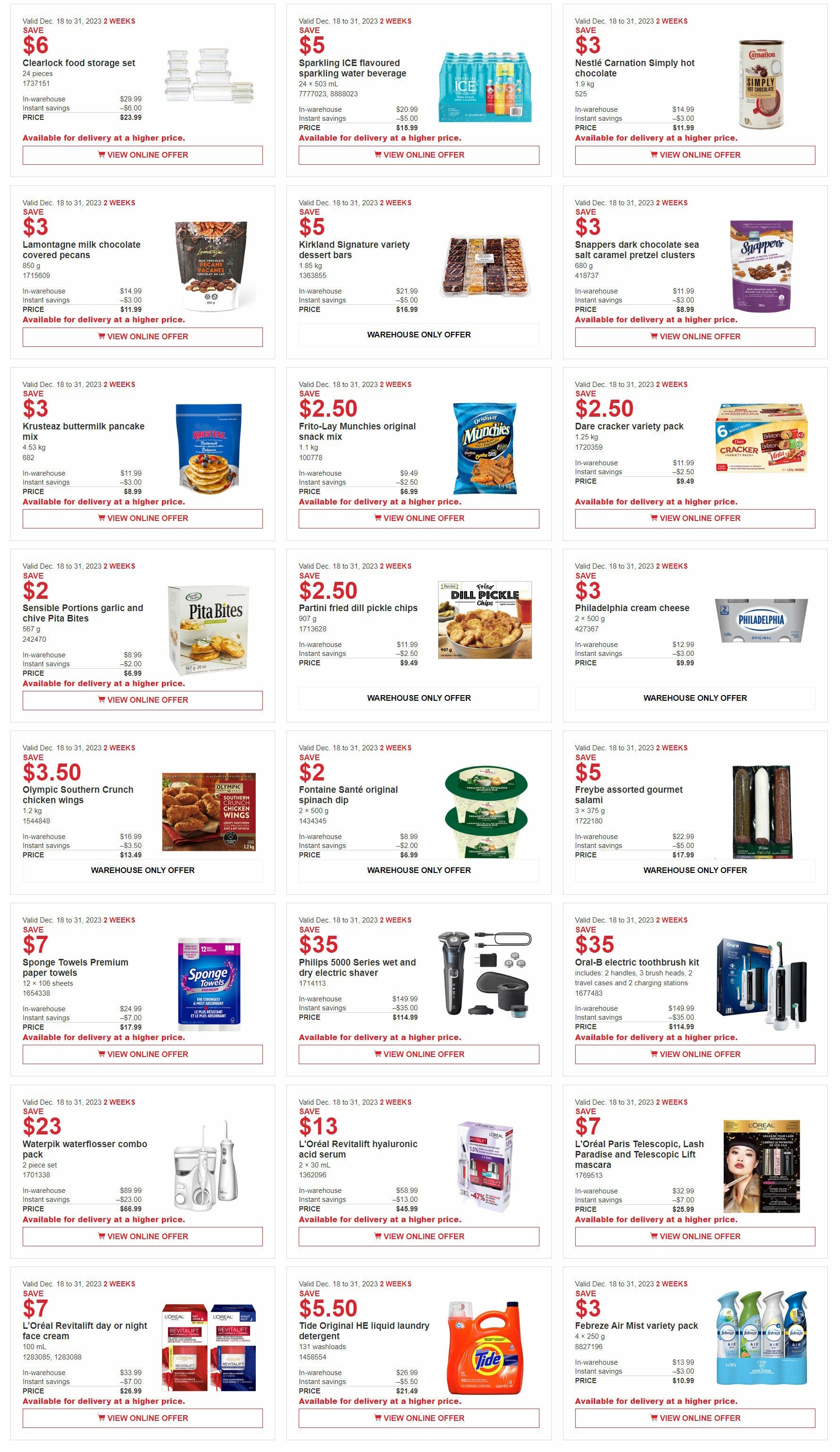 Costco Weekly Flyer - More Savings (QC) - Dec 18 – 31 