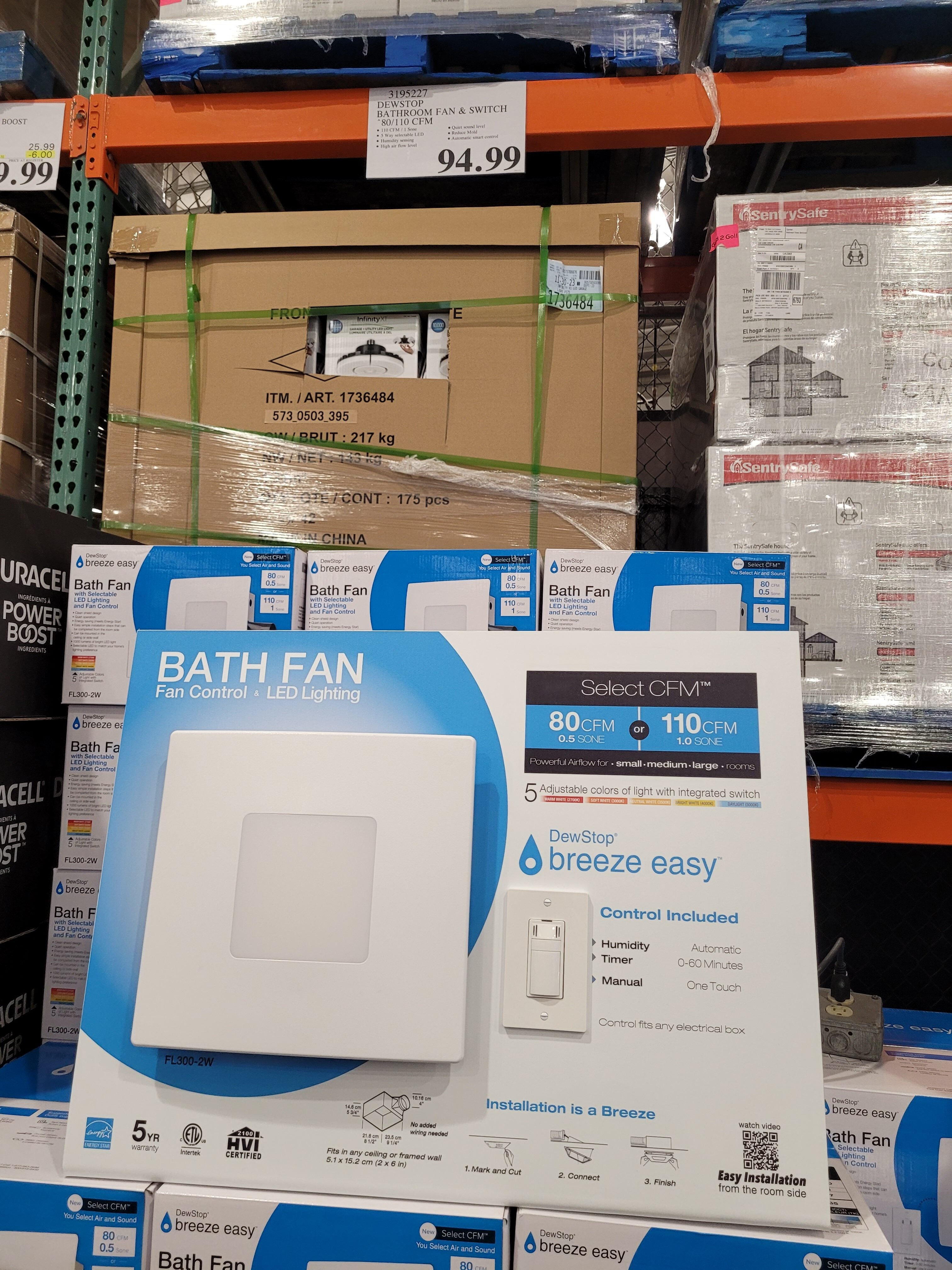 [Costco] Bath fan dewstop breeze easy $69.99 - RedFlagDeals.com Forums