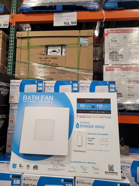 [Costco] Bath fan dewstop breeze easy $69.99 - RedFlagDeals.com Forums