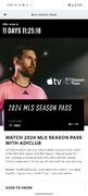 2024 MLS Season Pass Incl. Playoffs,Leauges Cup & MLS Cup on Apple TV for 10k Points!! Highly YMMV!!!