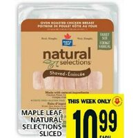 Maple Leaf Natural Selections Sliced Deli Meat