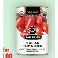 San Remo Organic Tomatoes