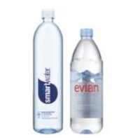 Glaceau Smart or Evian Spring Water