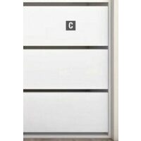 Stylewell 21.5" W X 10" H White Melamine Closet Organizer Storage Drawer