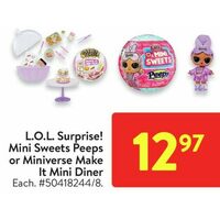 L.O.L Surprise! Mini Sweets Peeps Or Miniverse Make It Mini Dinner 