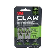 [Walmart] 3M CLAW Drywall Picture Hanger with Temporary Spot Marker (25lbs rating, 4 pack) @ $7