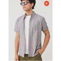 Joe Fresh Linen-Blend Button-Down Shirt