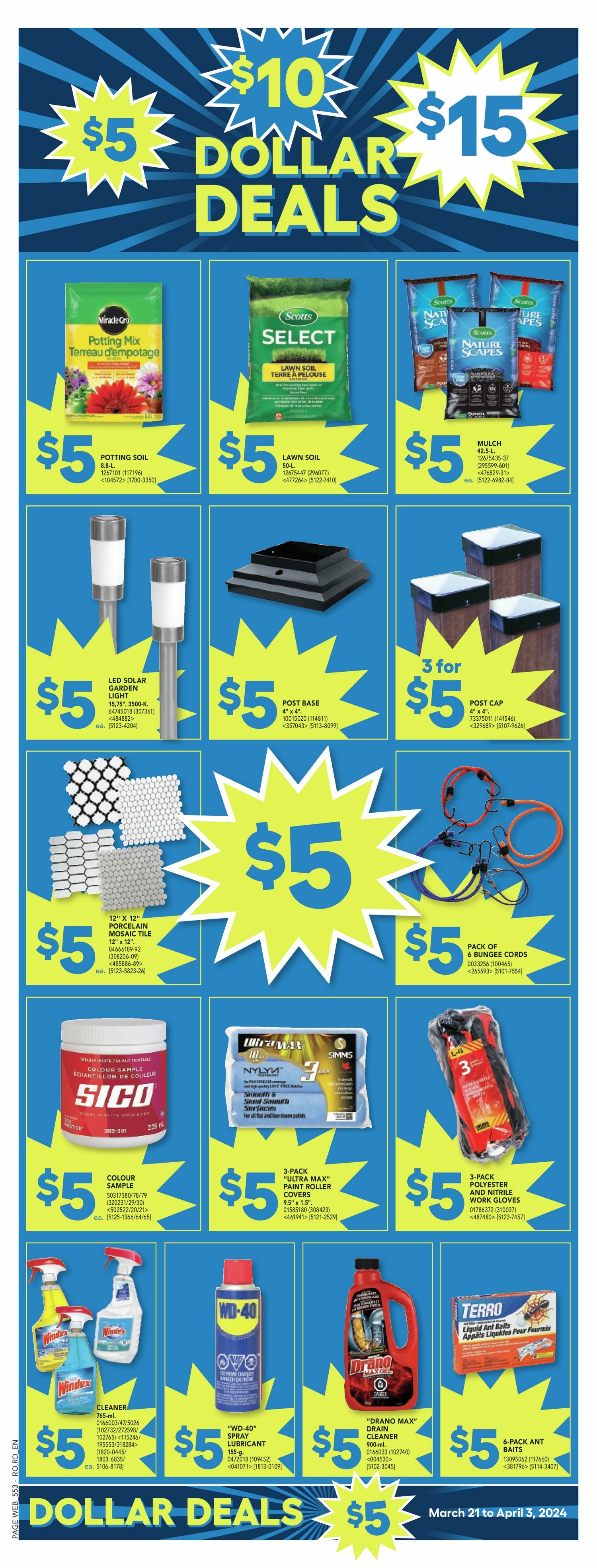 Rona Weekly Flyer - Weekly Deals - Start Spring For Less (SK) - Mar 21 – 27  
