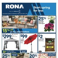 Rona - Rona+ Weekly Deals - Start Spring For Less (SK & MB) Flyer