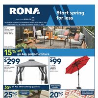 Rona - Weekly Deals - Start Spring For Less (Halifax Area/NS) Flyer