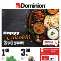 Dominion - Vaisakhi Specials Flyer