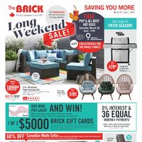 The Brick - Saving You More - Long Weekend Sale (NL) Flyer