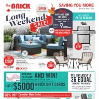The Brick - Saving You More - Long Weekend Sale (West) Flyer