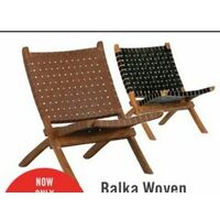 Balka Woven Leather Lounge Chair
