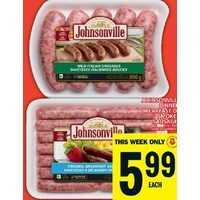 Johnsonville Dinner, Breakfast or Smoked Sausages