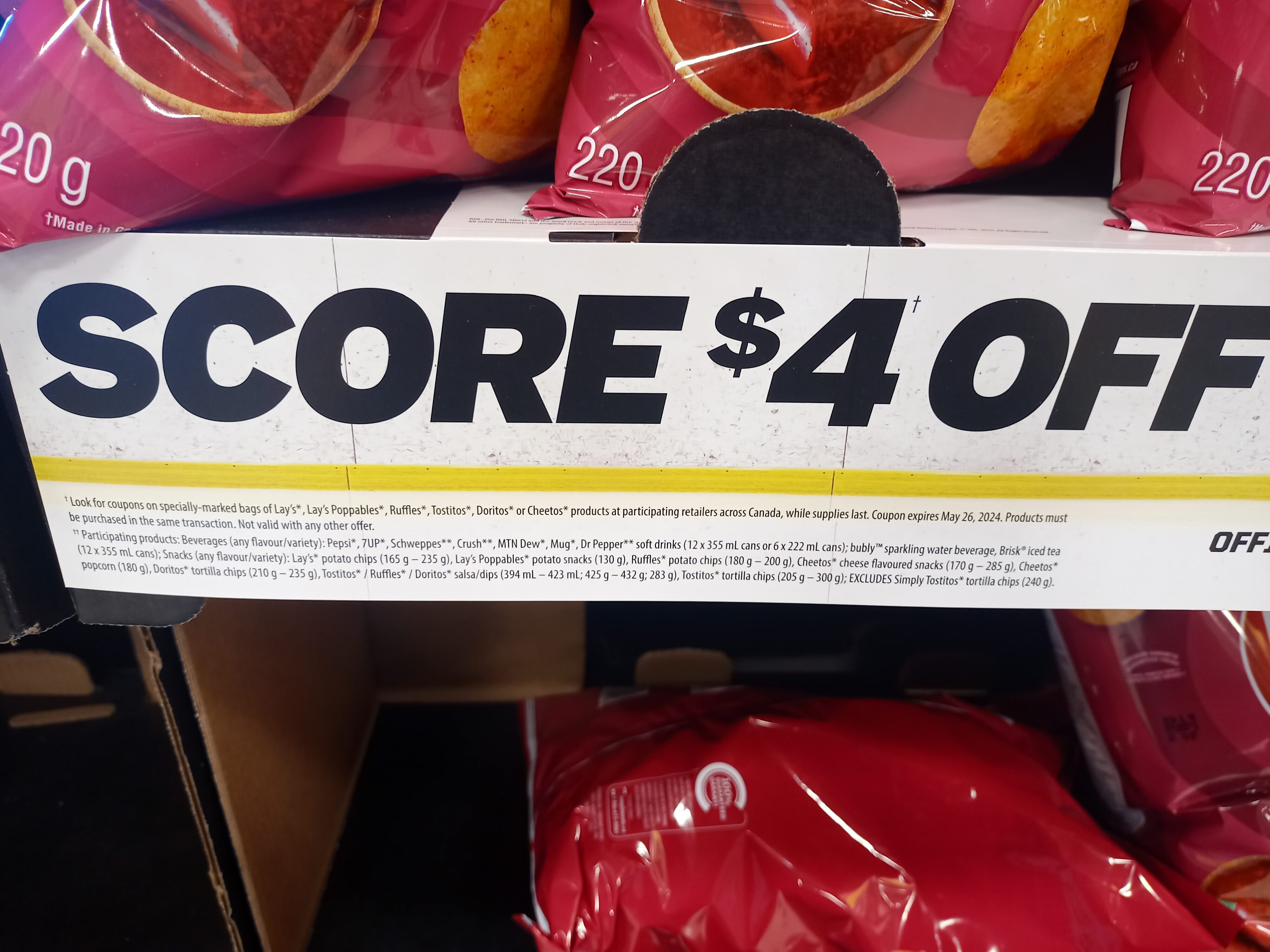 [Sobeys] [Safeway] [WEST] [EAST] LAY'S Potato Chips $1.99 with SCENE+ ...