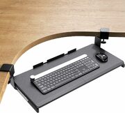 Keyboard Tray Under Desk with 45° Adjustable C Clamp $35.99