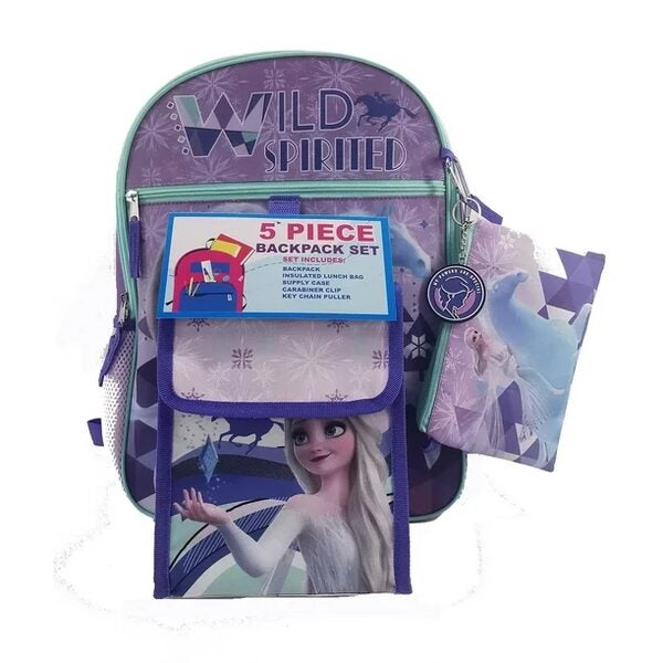 Walmart Licensed Frozen 5 Pc Backpack Set 1400 Reg 4852 