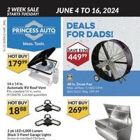 Princess Auto - 2 Week Sale - Deals For Dad Flyer