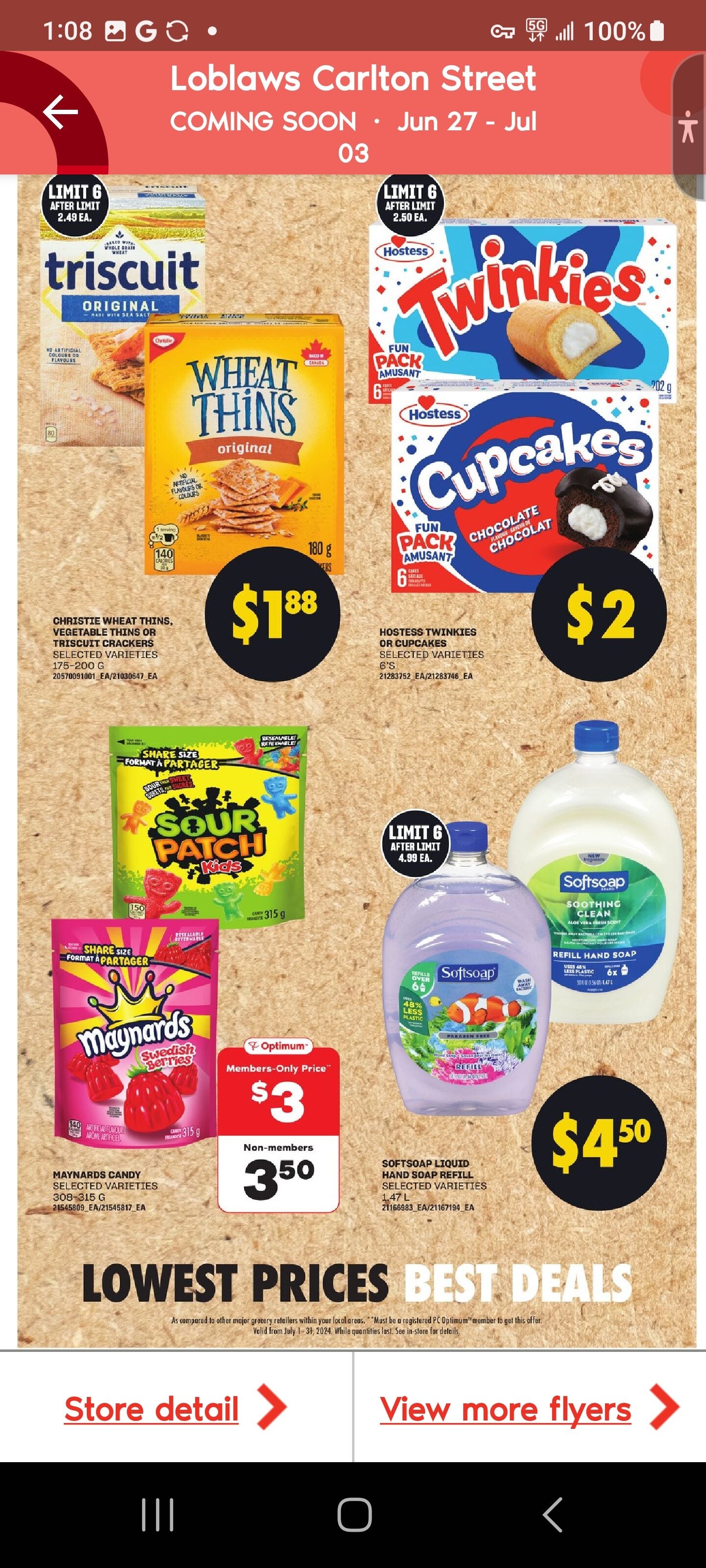 [Loblaws / Shoppers Drug Mart/ RCSS/ No frills/ etc] Sweet treats ...